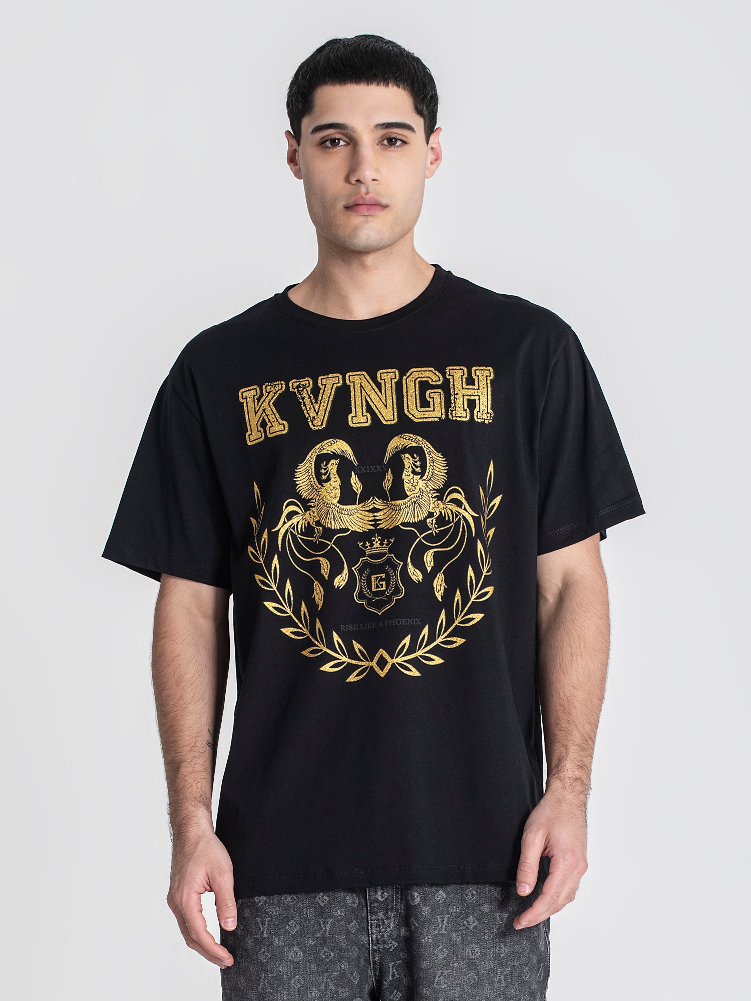 Black Phoenix Oversized Tee