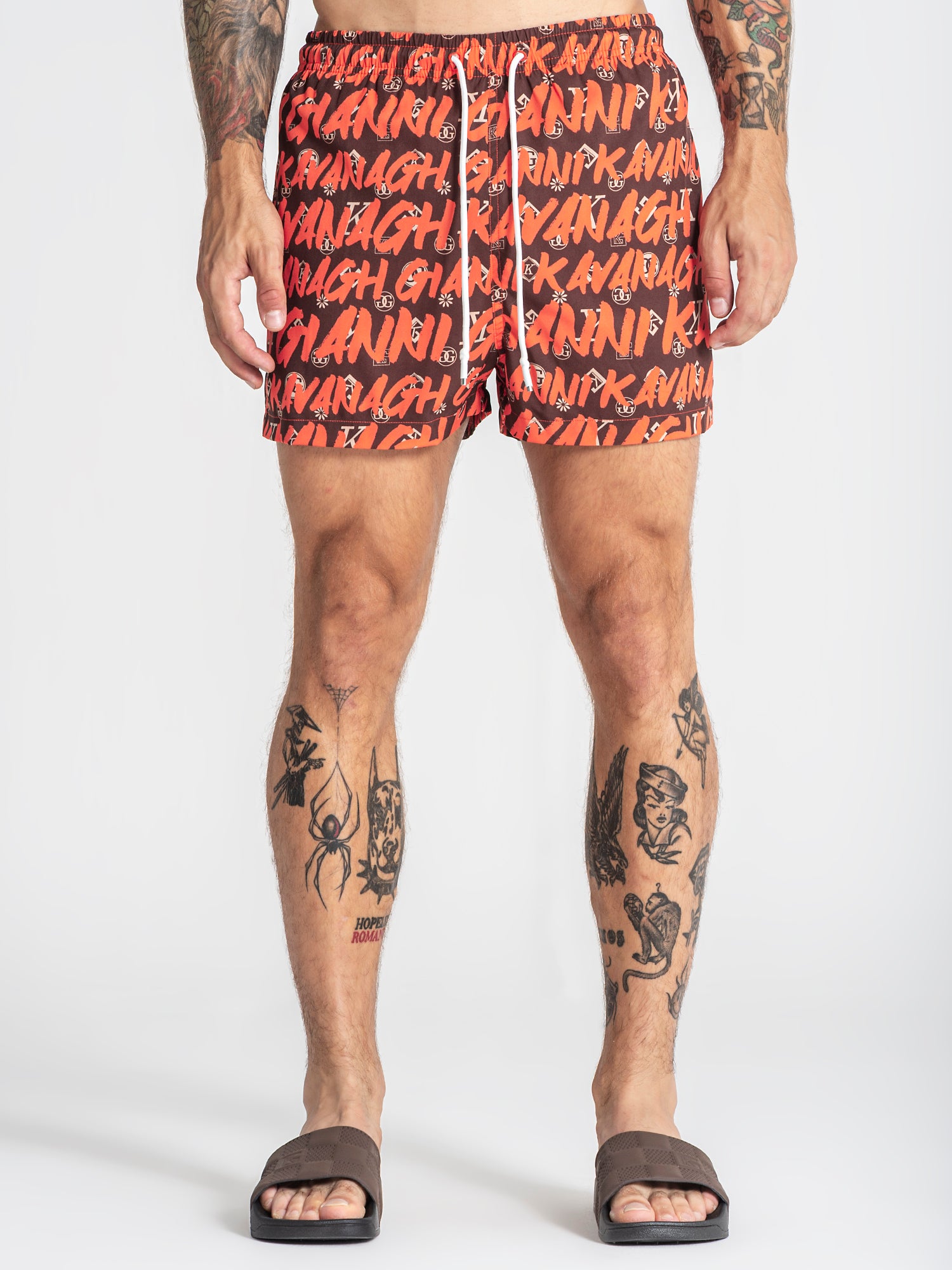 Orange Rebel Swimshorts