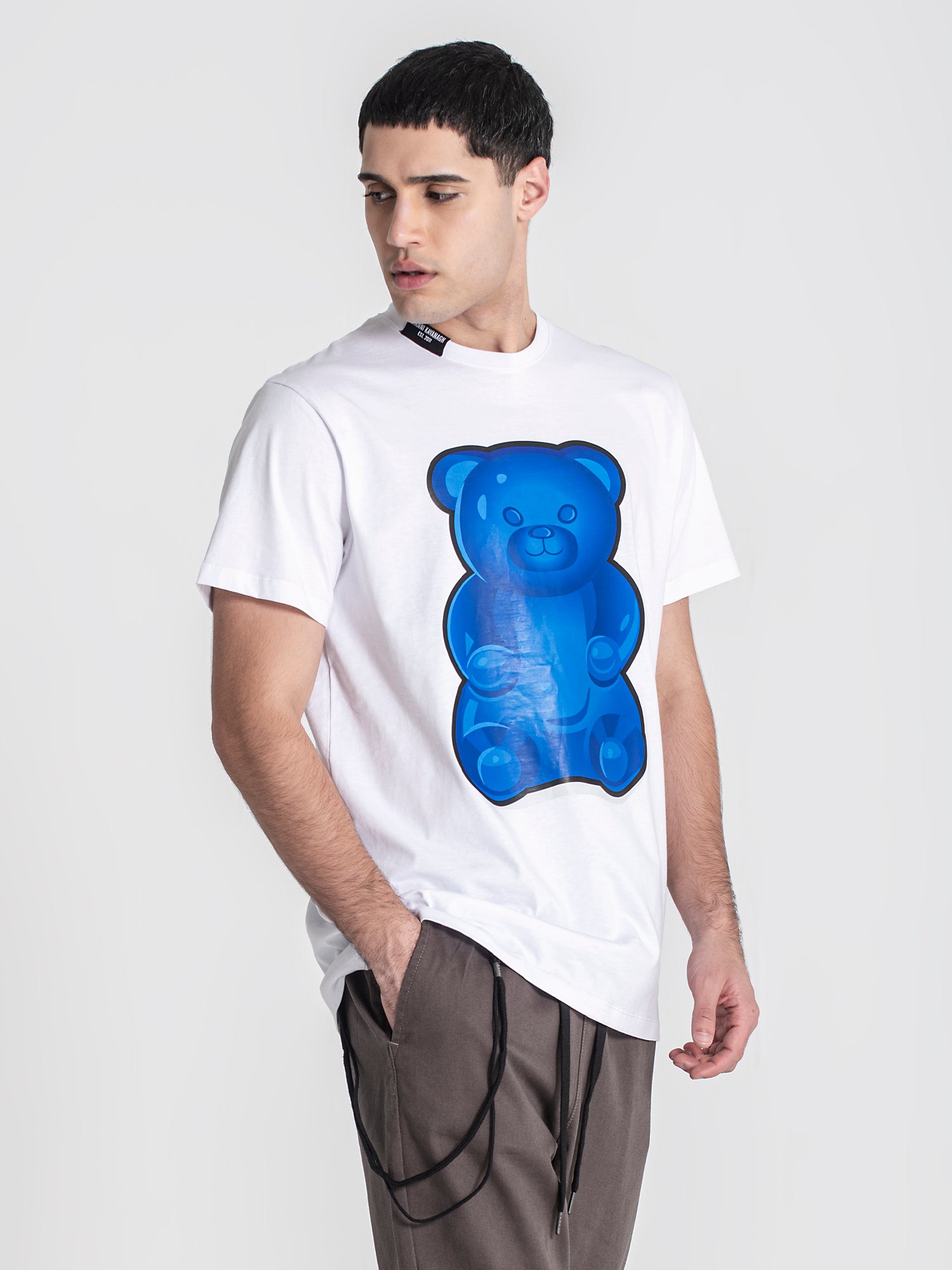 White Candy Bear Tee