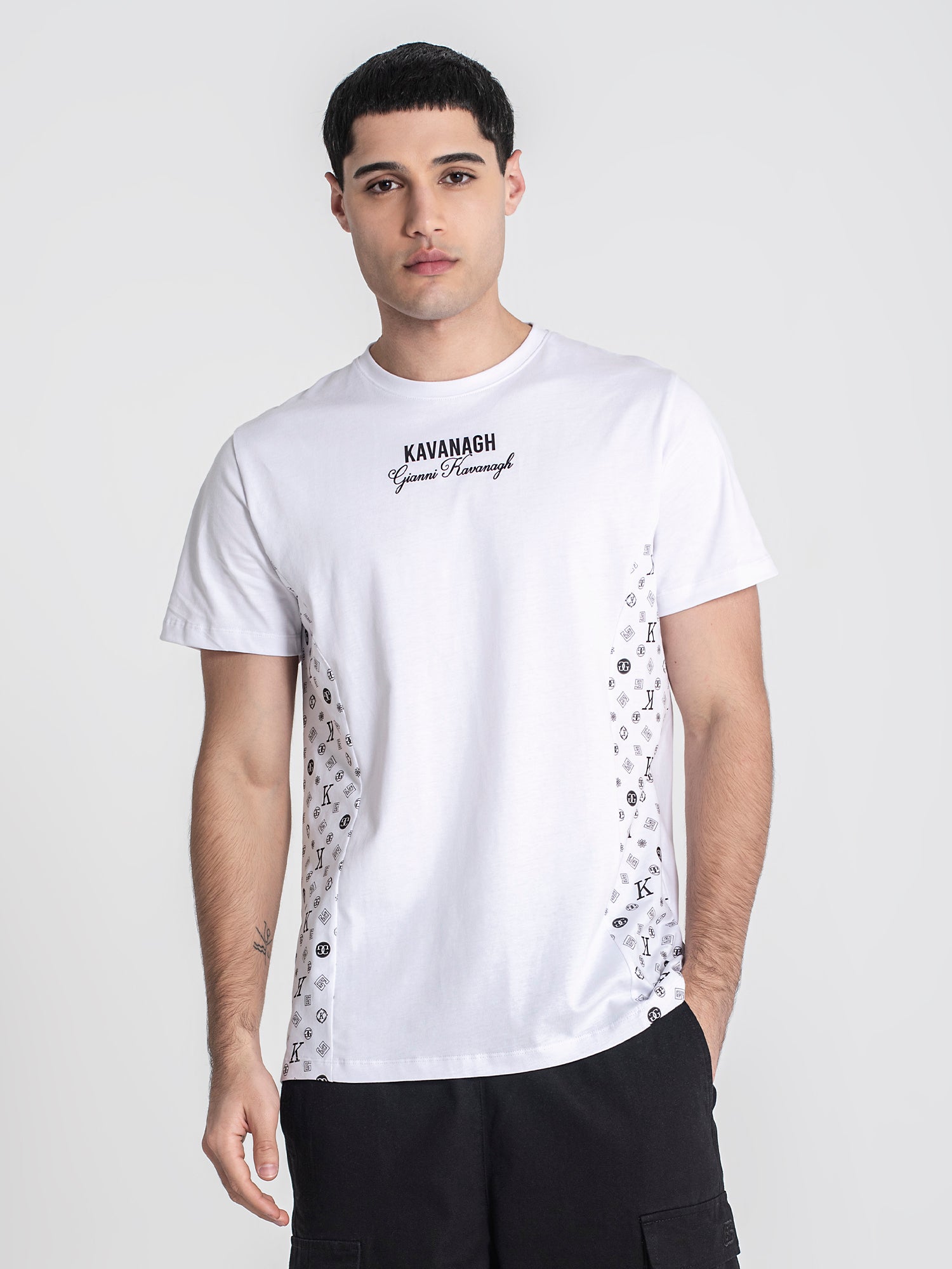 White Logomania Tee