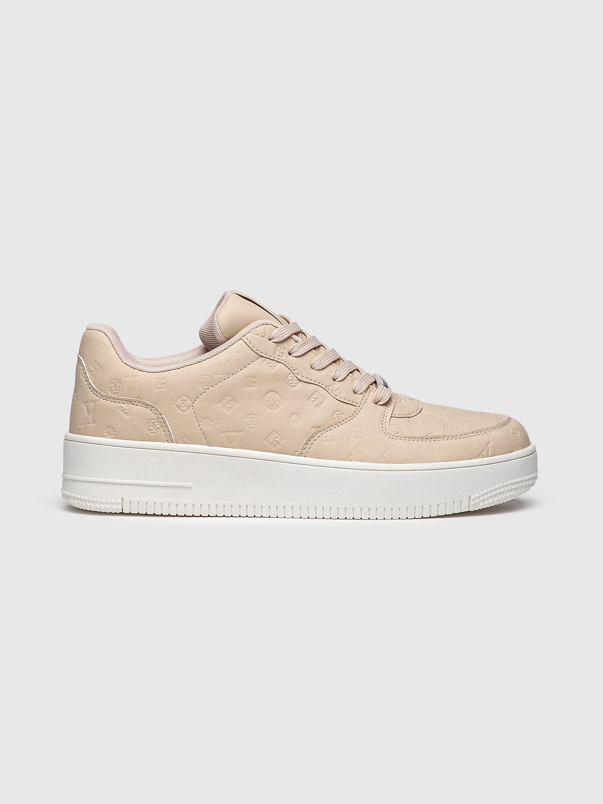 sneakers / Beige Logomania Sneakers