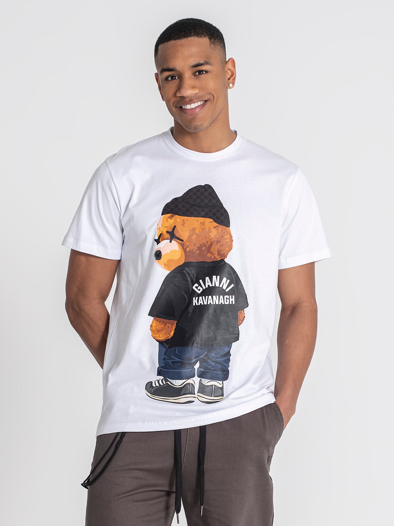 t-shirts / White Look Back Tee