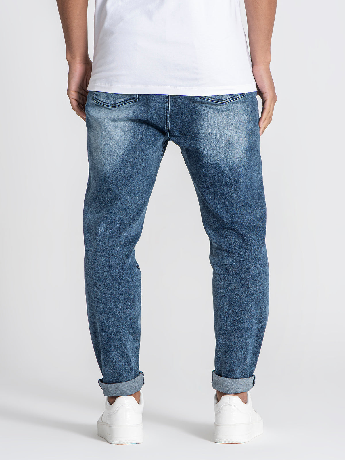 jeans / Dark Blue Scratch Jeans