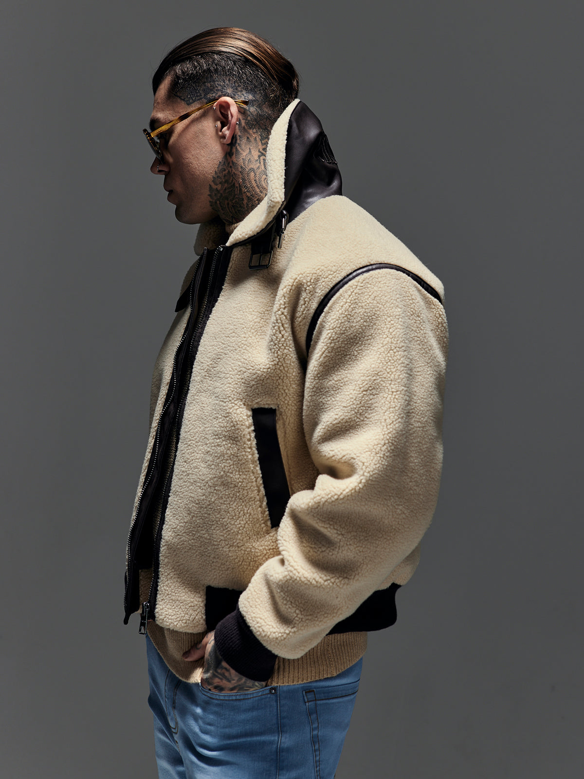 puffers / Sherpa Bomber Jacket