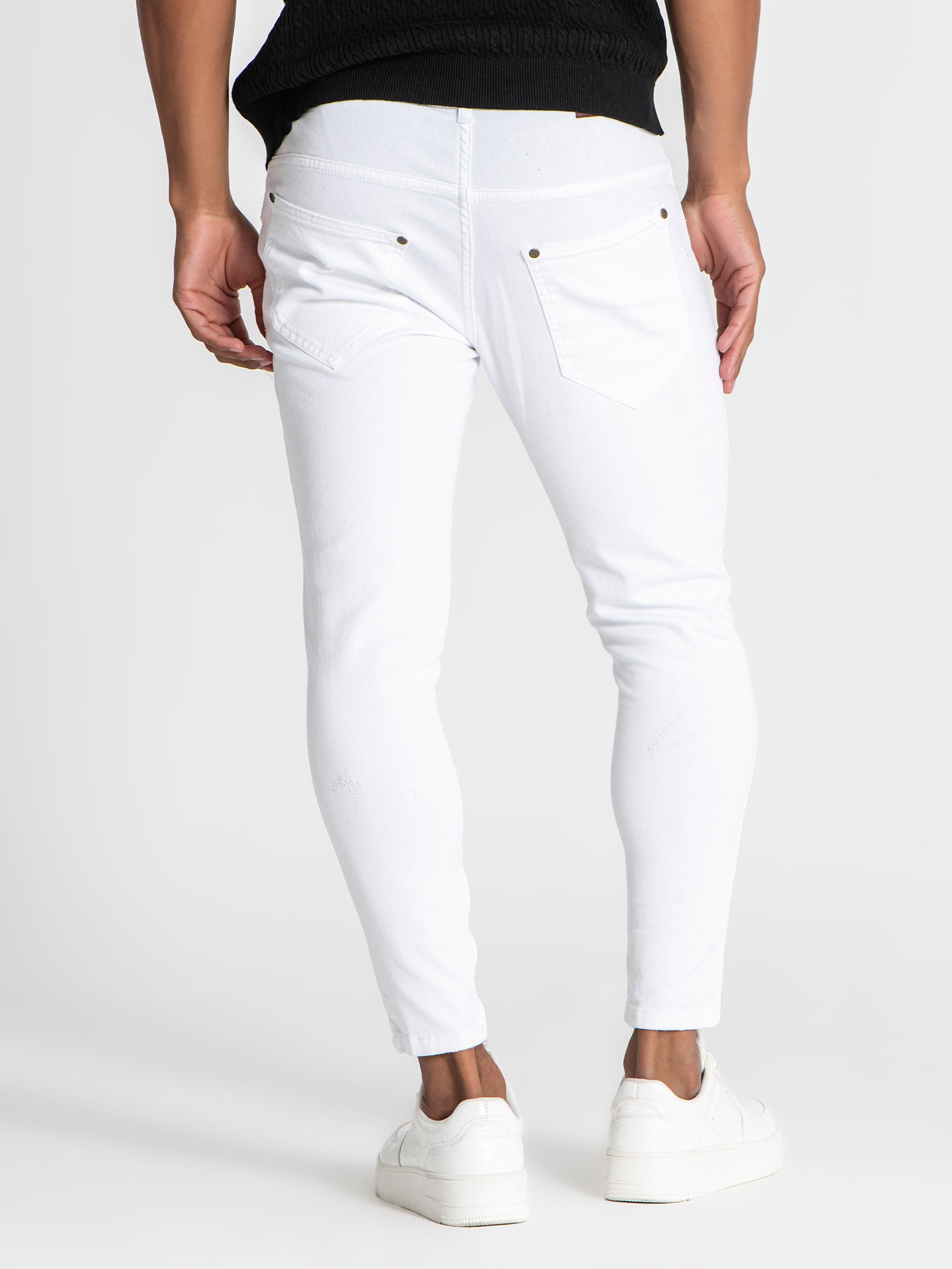jeans / White Zipper Jeans