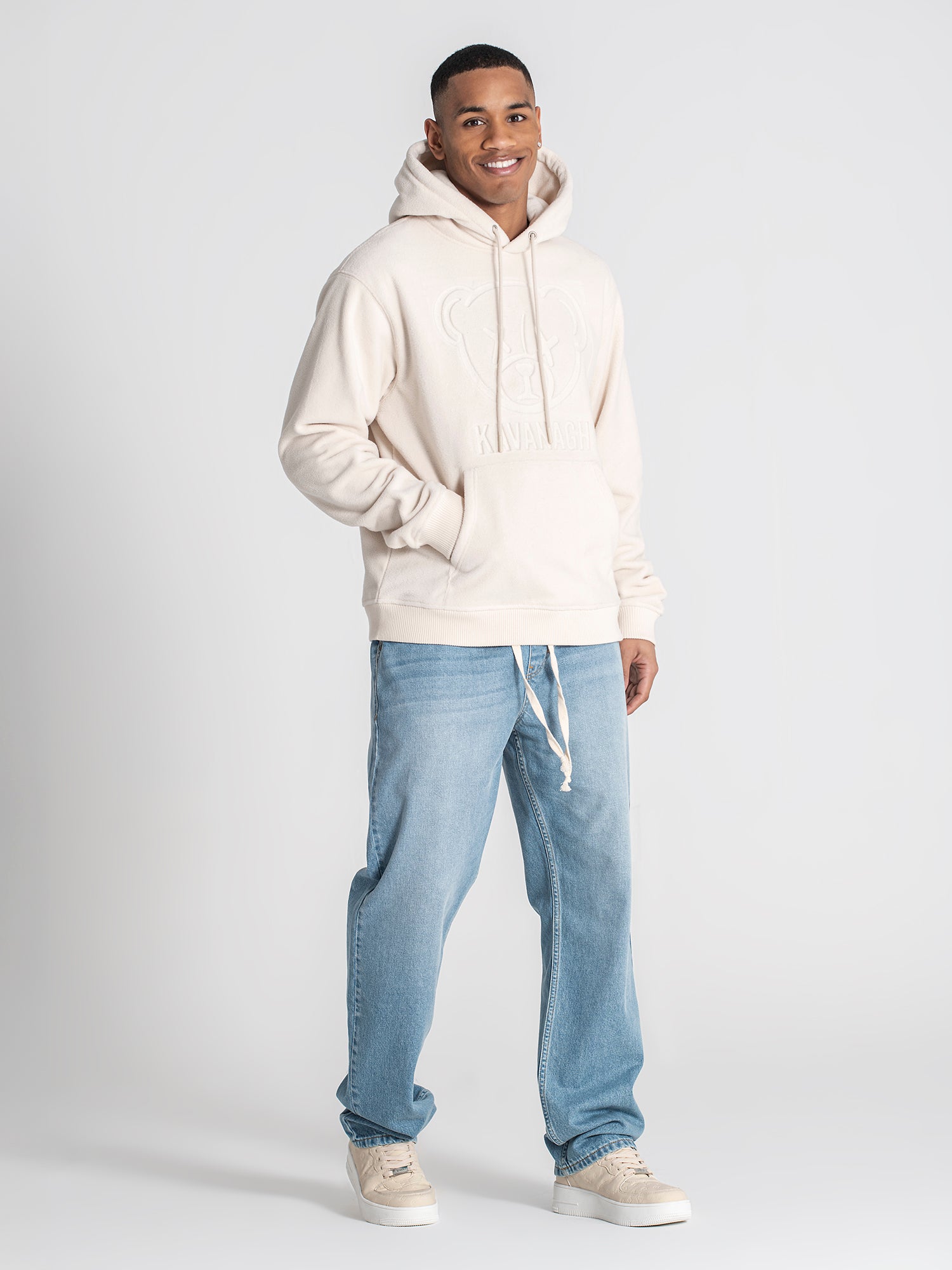 hoodies / White X-Teddy Sherpa Hoodie