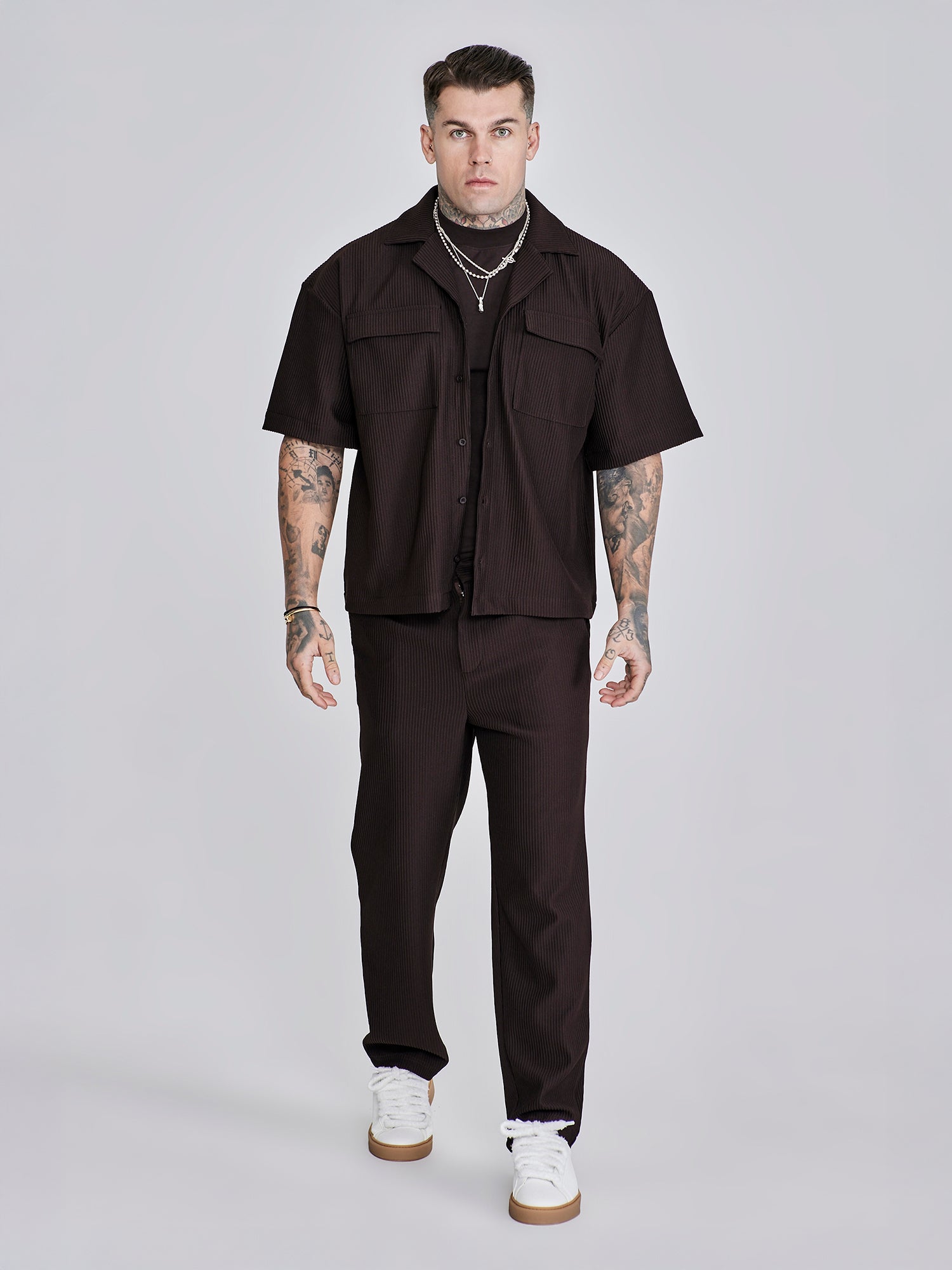 shirts / Ribbed Smart Shirt