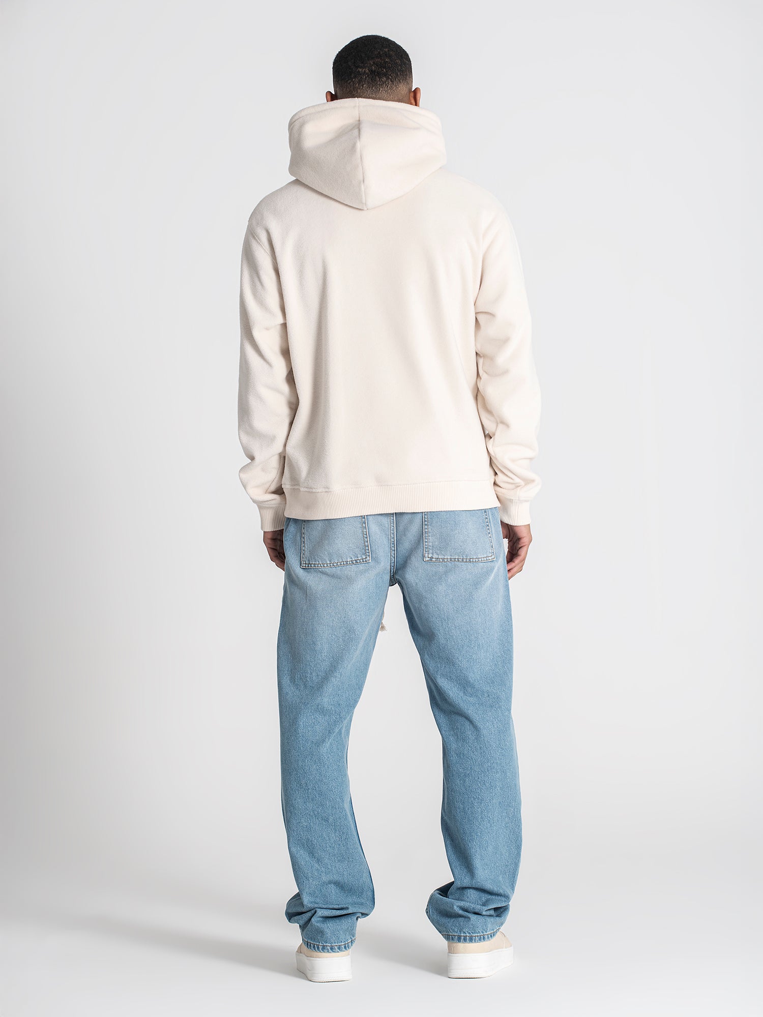 hoodies / White X-Teddy Sherpa Hoodie