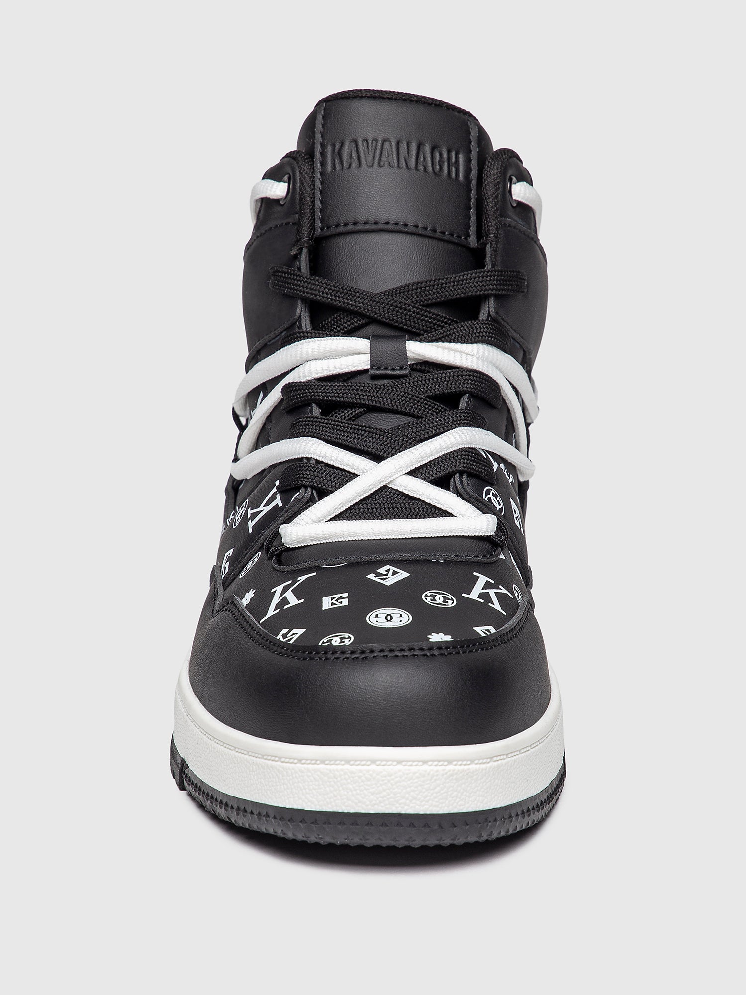 sneakers / Black Logomania High Sneakers