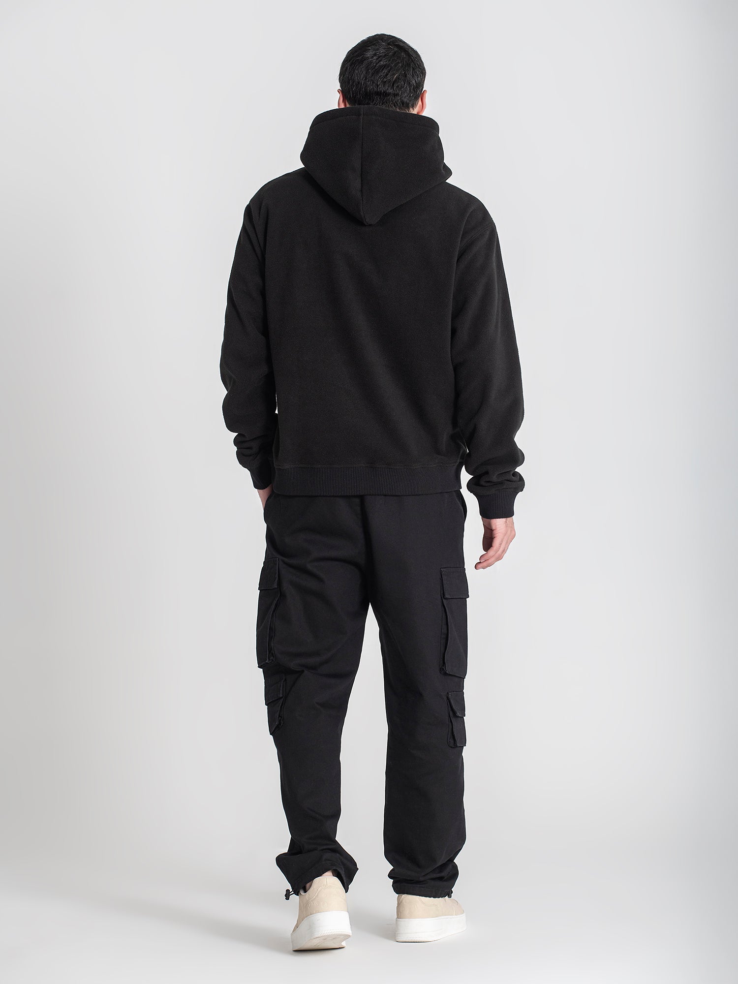 hoodies / Black X-Teddy Sherpa Hoodie