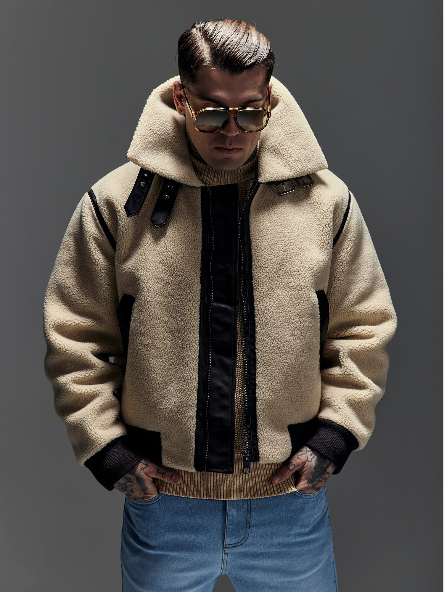 puffers / Sherpa Bomber Jacket