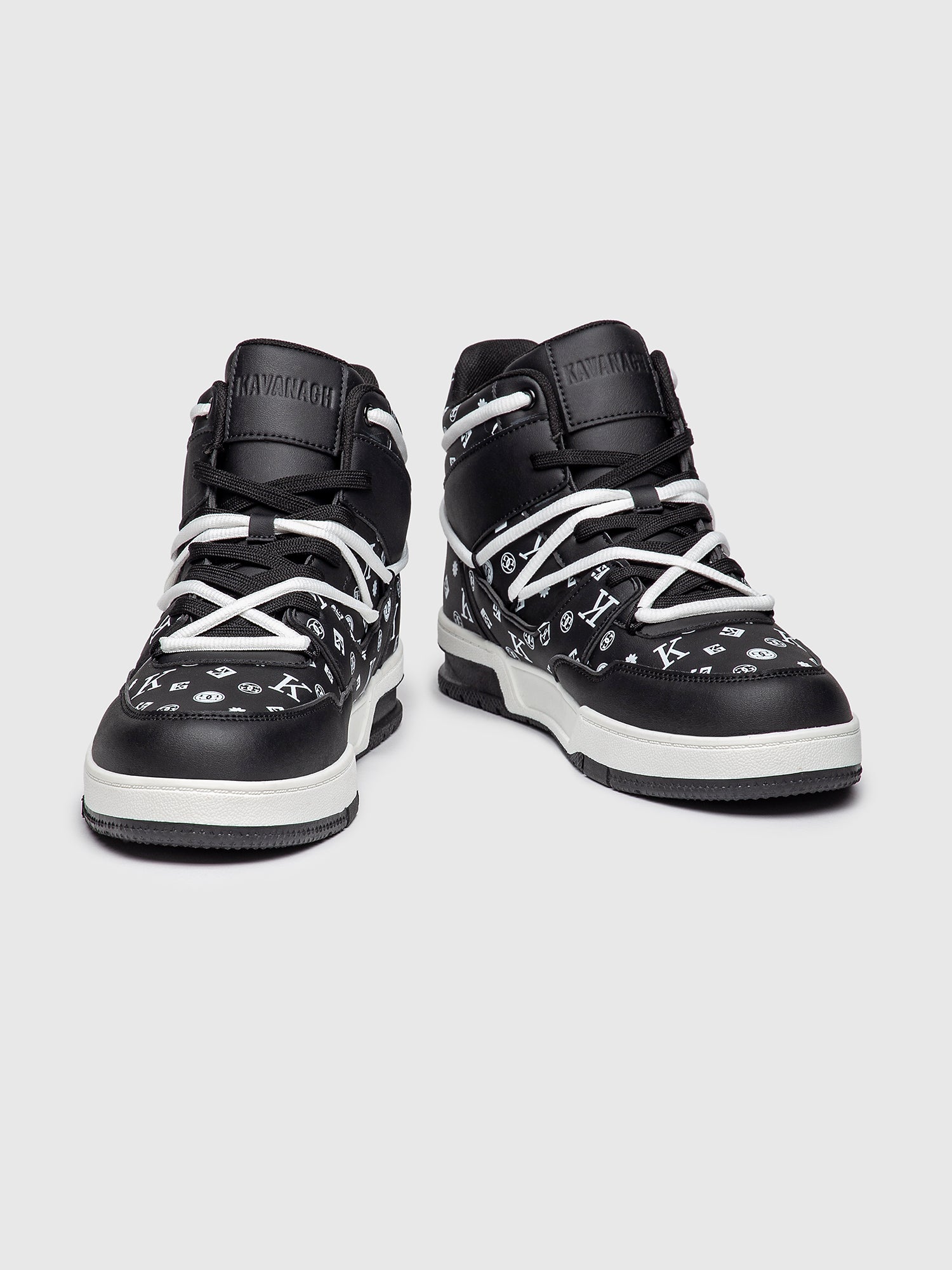 sneakers / Black Logomania High Sneakers