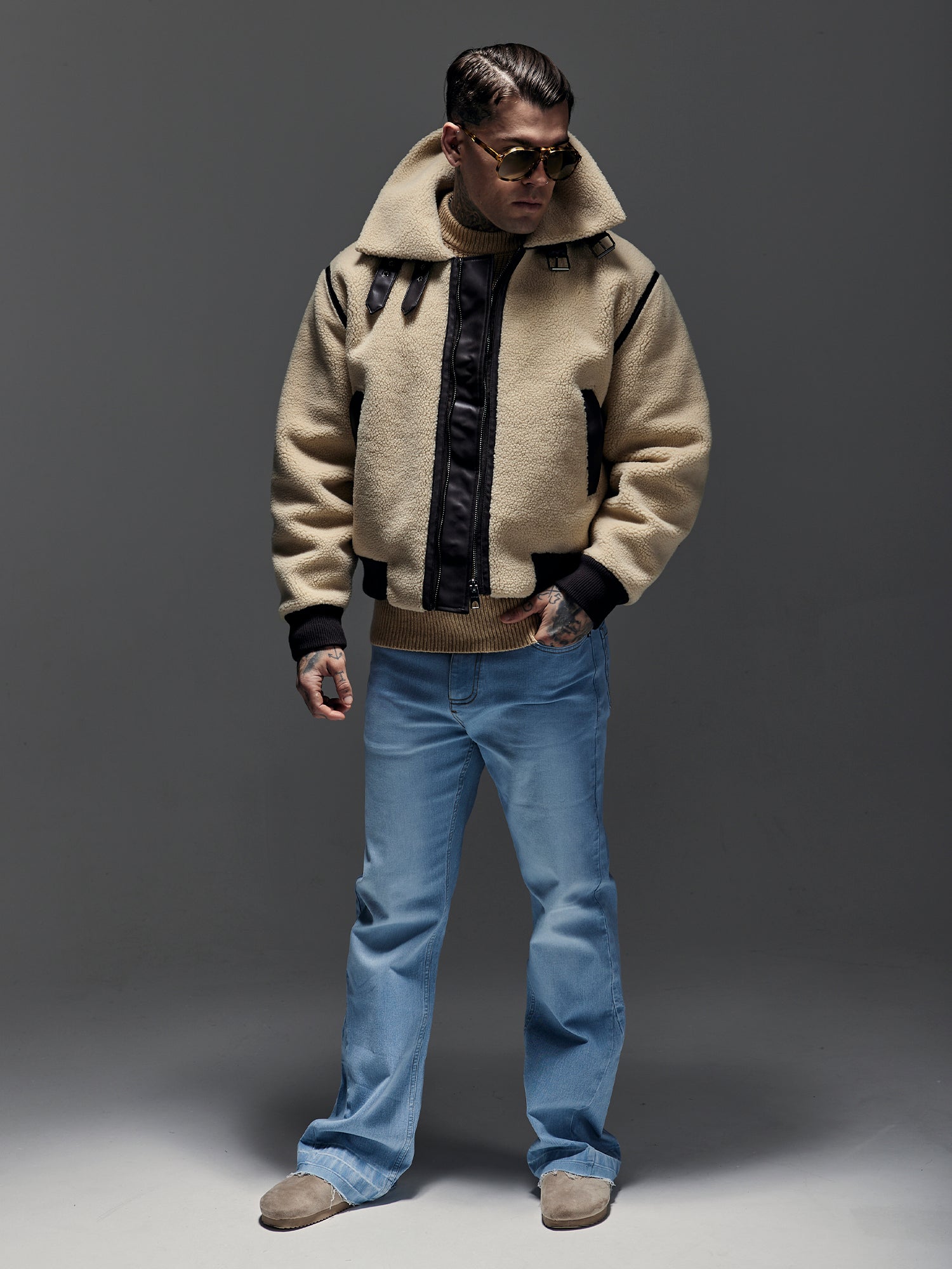 puffers / Sherpa Bomber Jacket