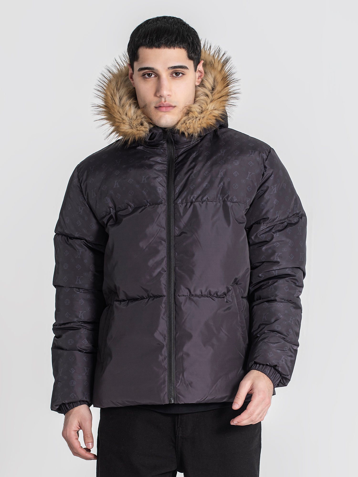 puffers / Black Logomania Puffer Jacket