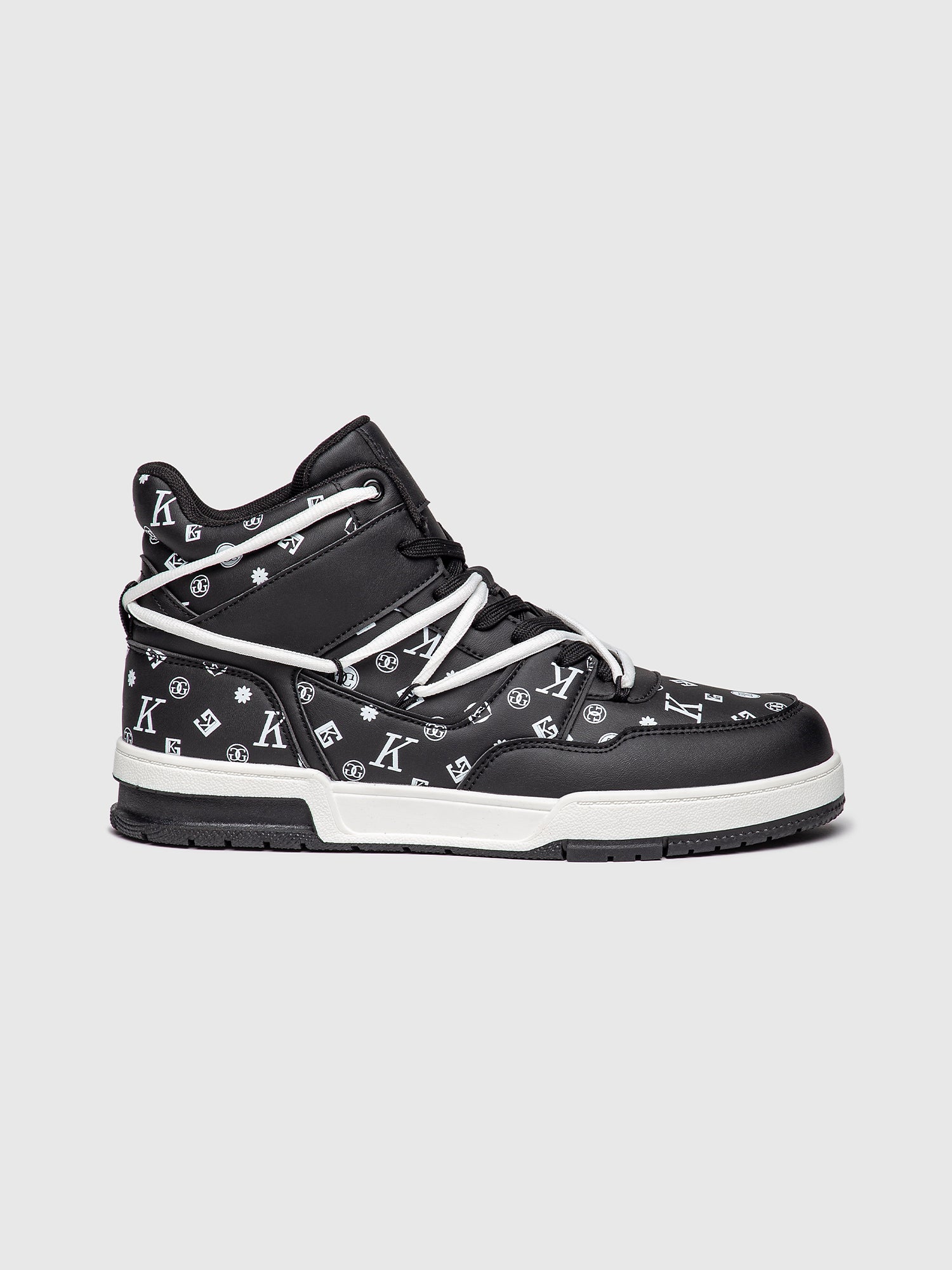 sneakers / Black Logomania High Sneakers