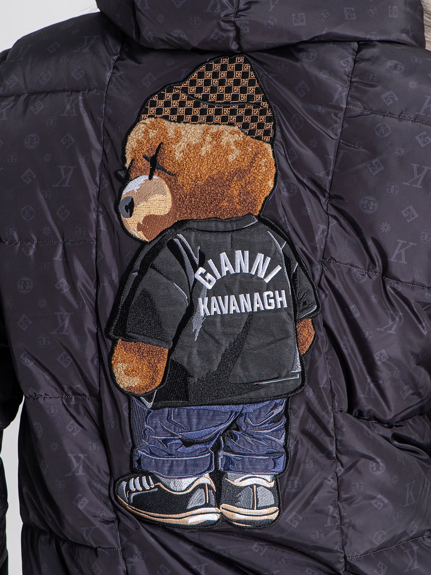 puffers / Black Logomania Bear Puffer Jacket