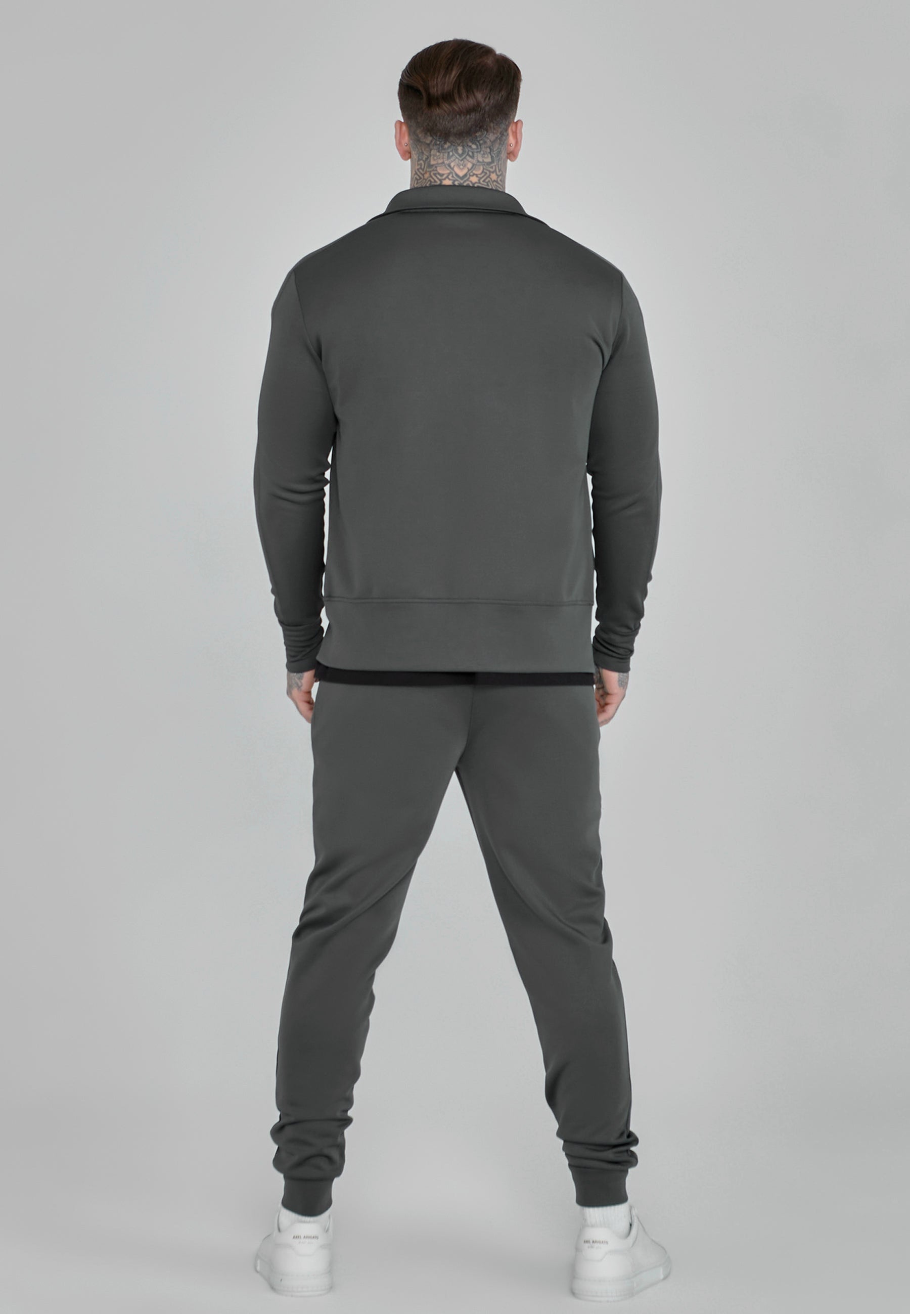 Grey Essentials Poly Track Top (4)