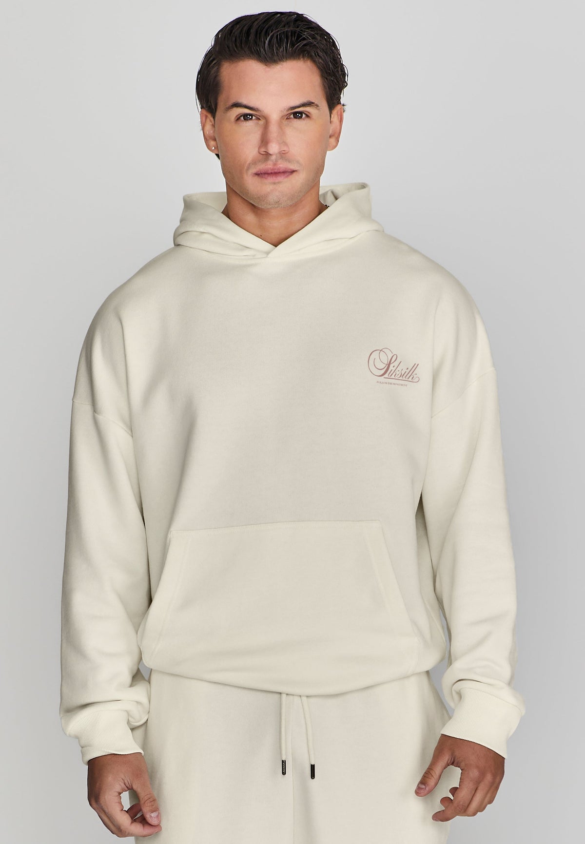 Ecru Graphic Hoodie