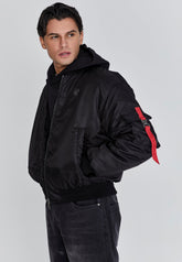 Black Bomber Jacket