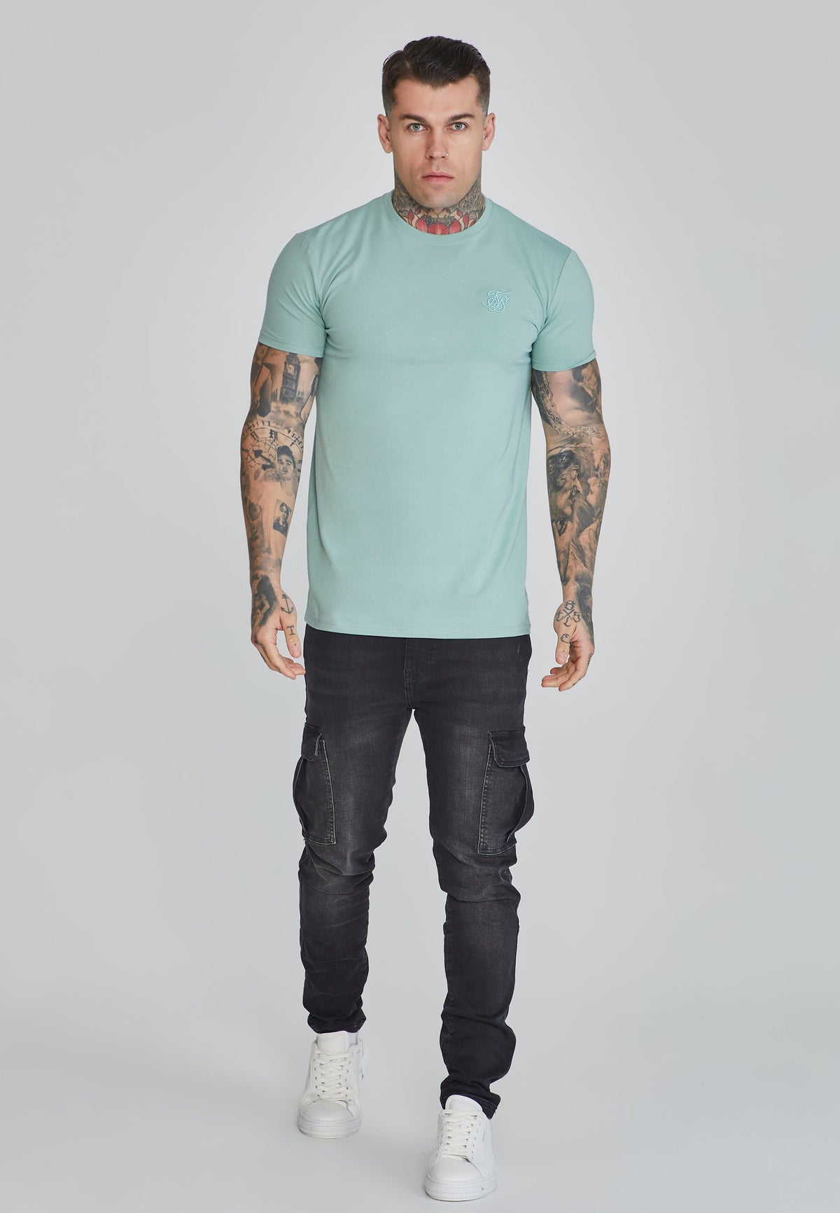 Green Muscle Fit T-Shirt (1)