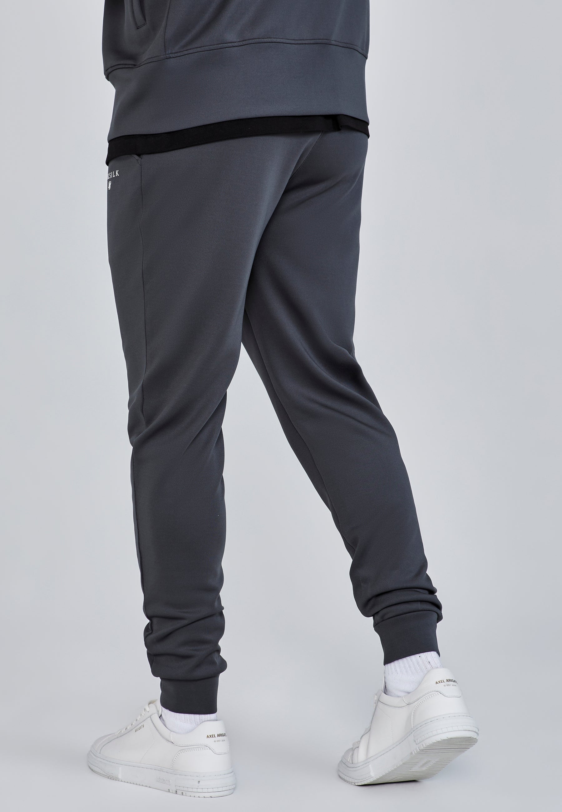 Grey Essentials Poly Track Pants (3)