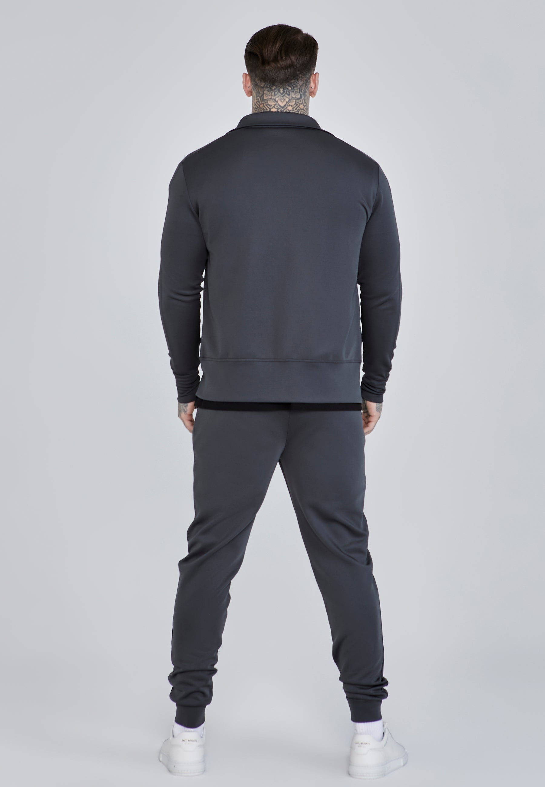 Grey Essentials Poly Track Pants (4)