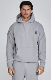 Grey Pullover Hoodie