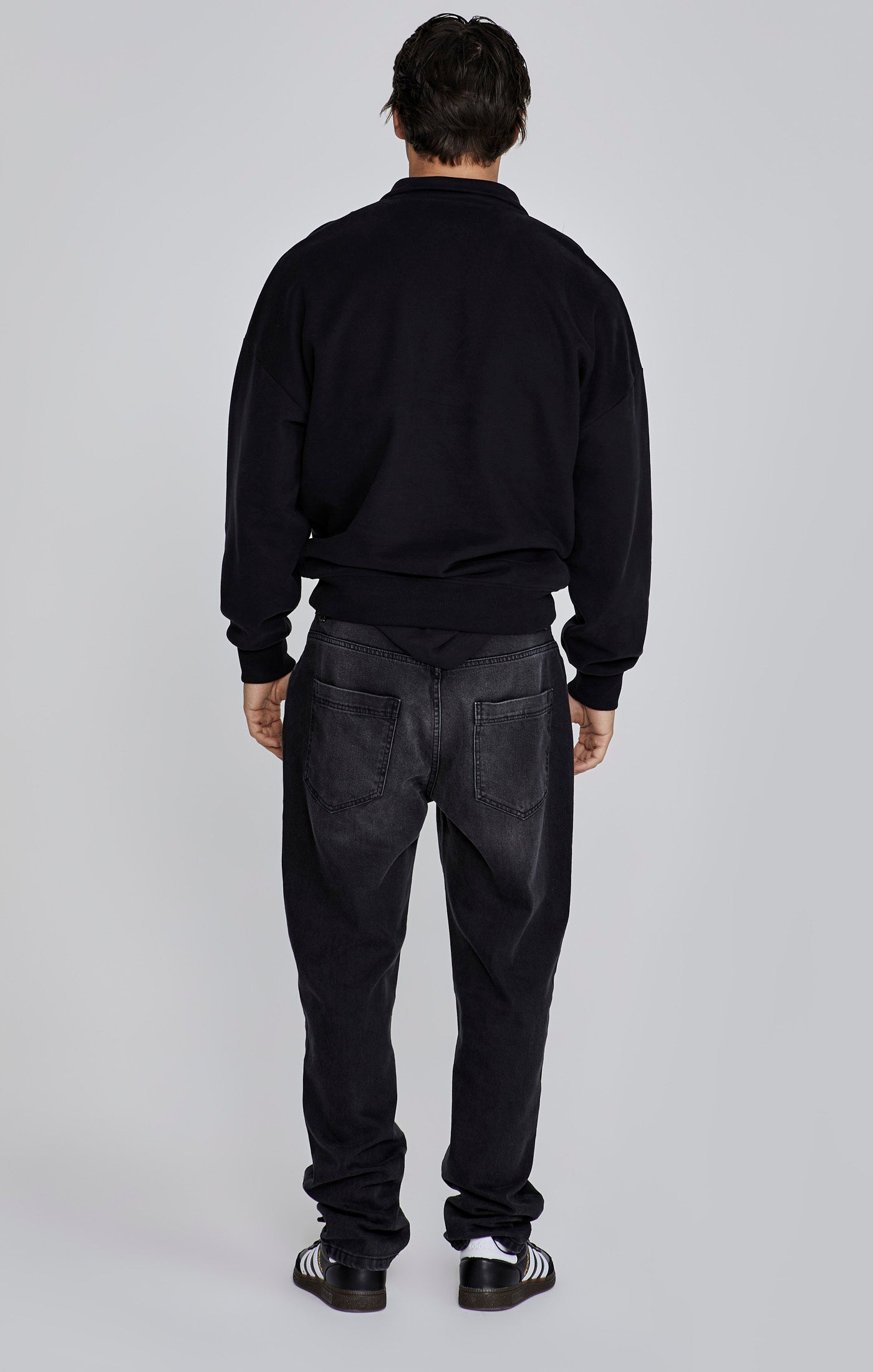 Black Quarter Zip Sweater (4)