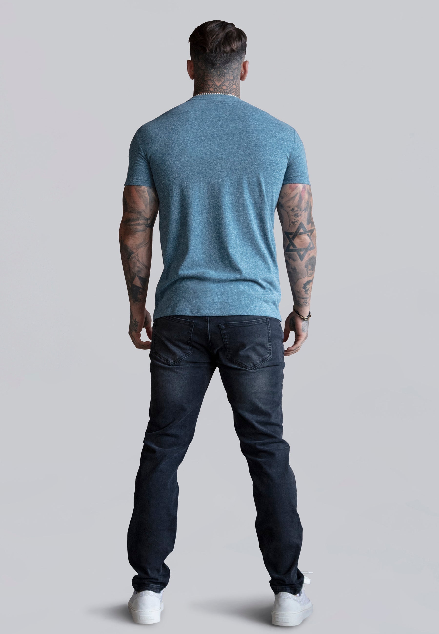 Blue Marl T-Shirt (4)
