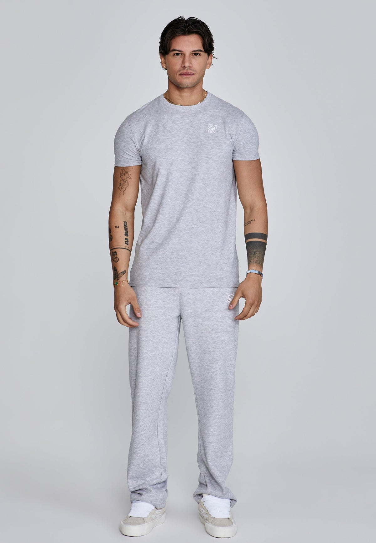 Grey Marl Track Pants (1)