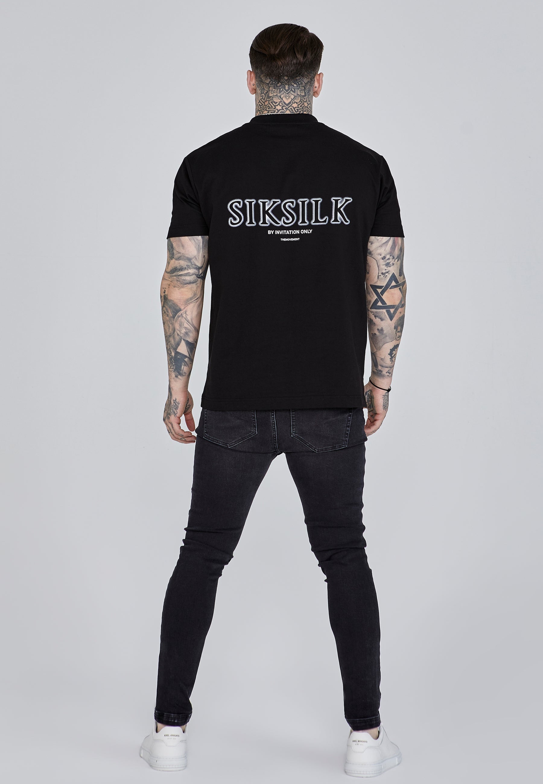 Washed Black Skinny Jeans (4)