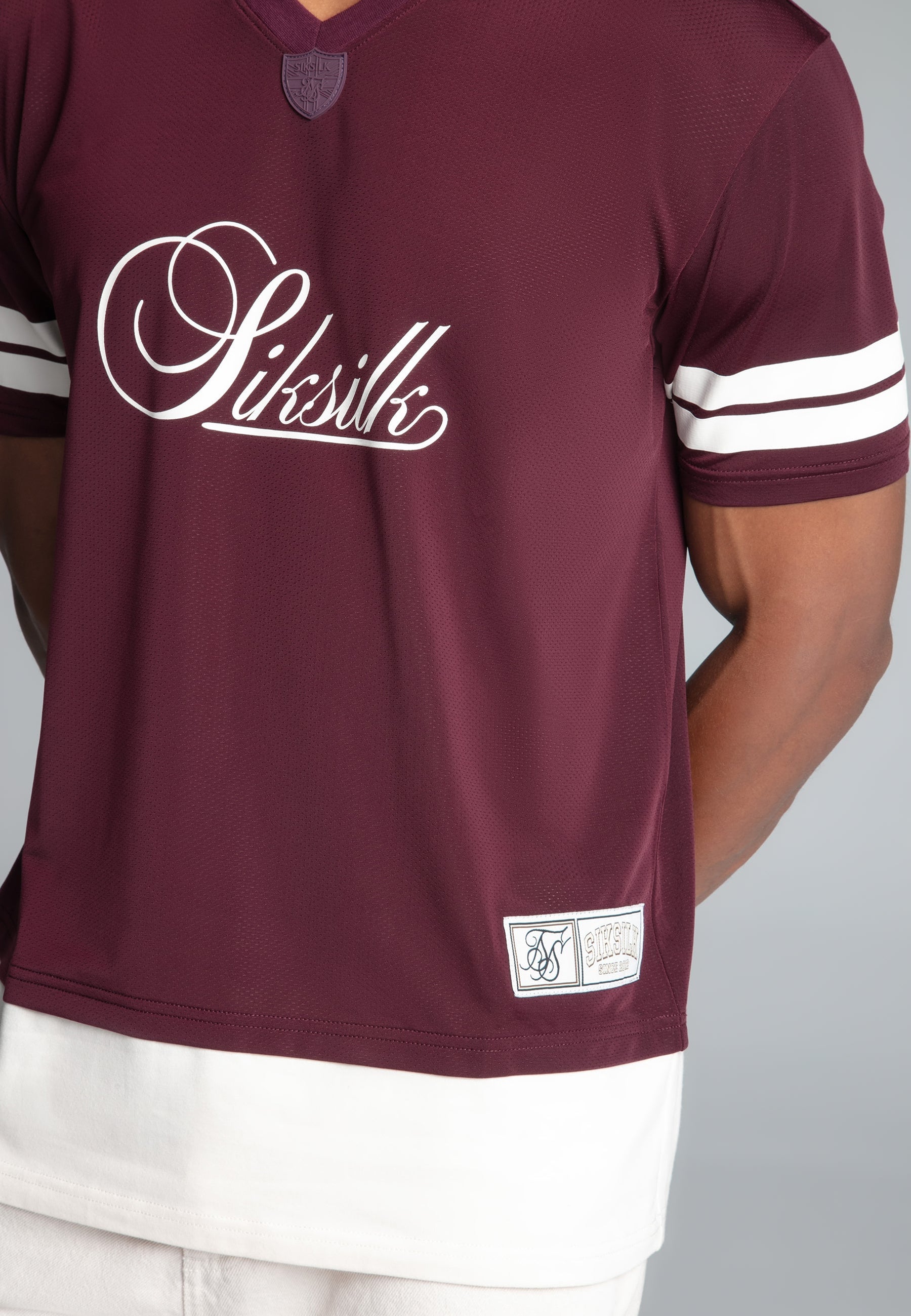 Burgundy Football T-Shirt (2)