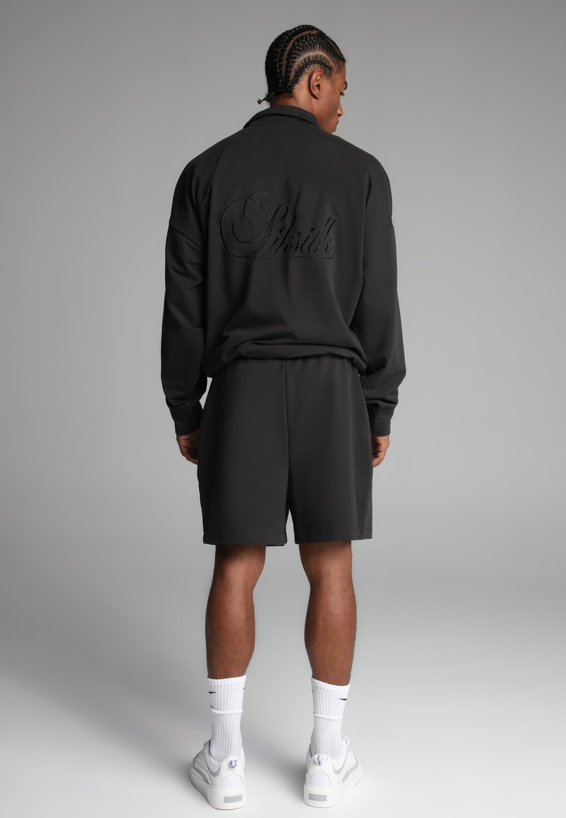 Washed Black Polo Sweater (4)