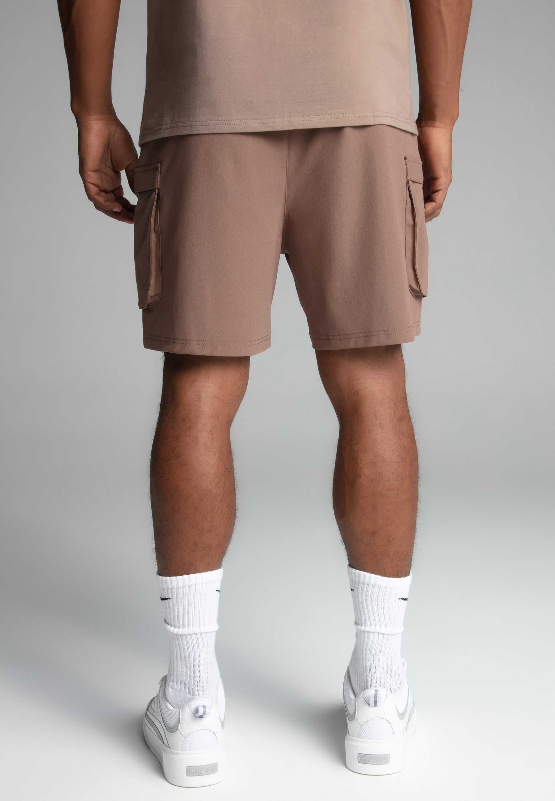 Brown Smart Cargo Shorts (3)