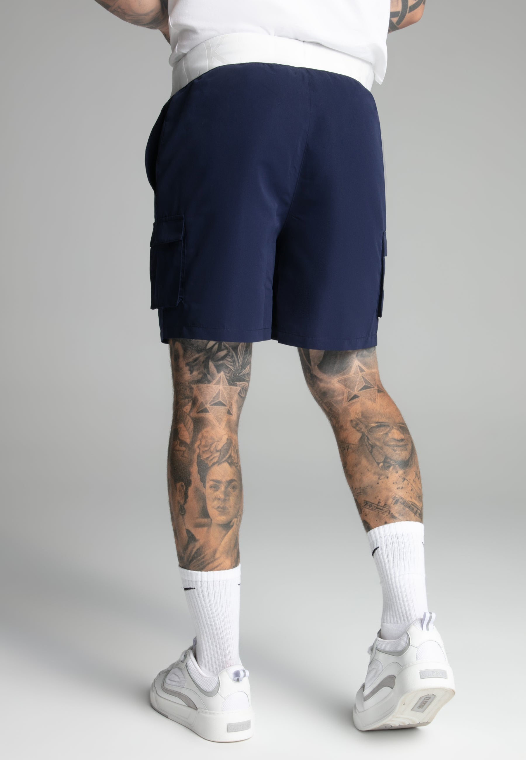 Navy Cargo Swim Short (3)