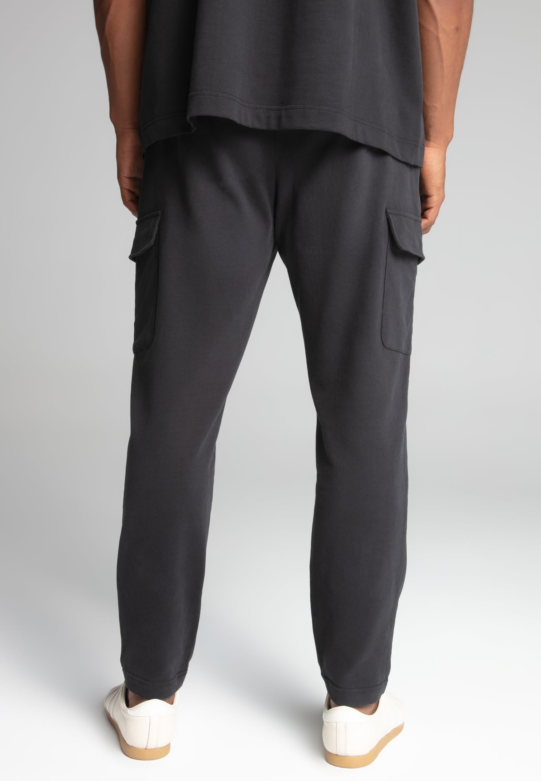 Black Crest Cargo Joggers (3)