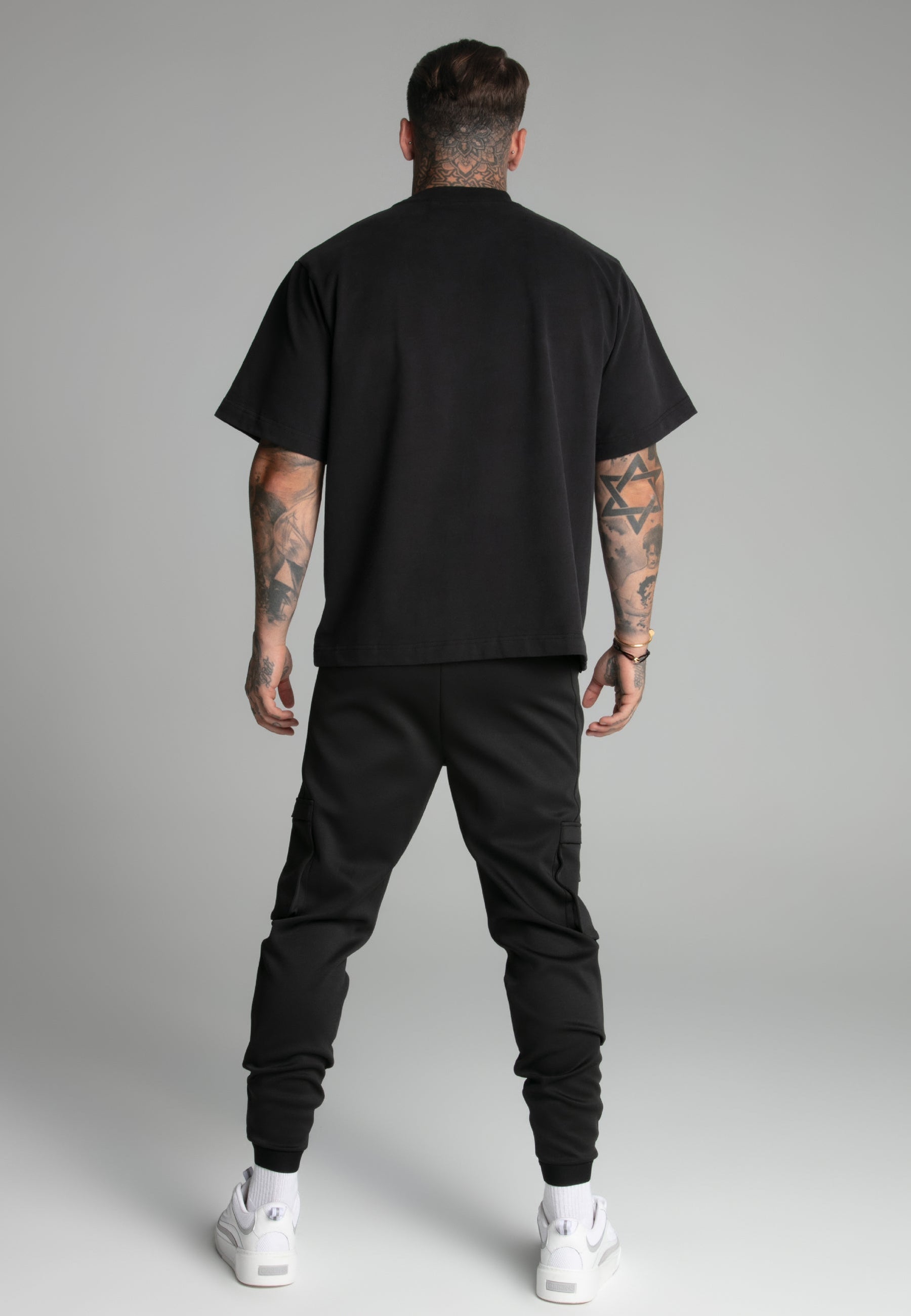 Black Cargo Joggers (4)