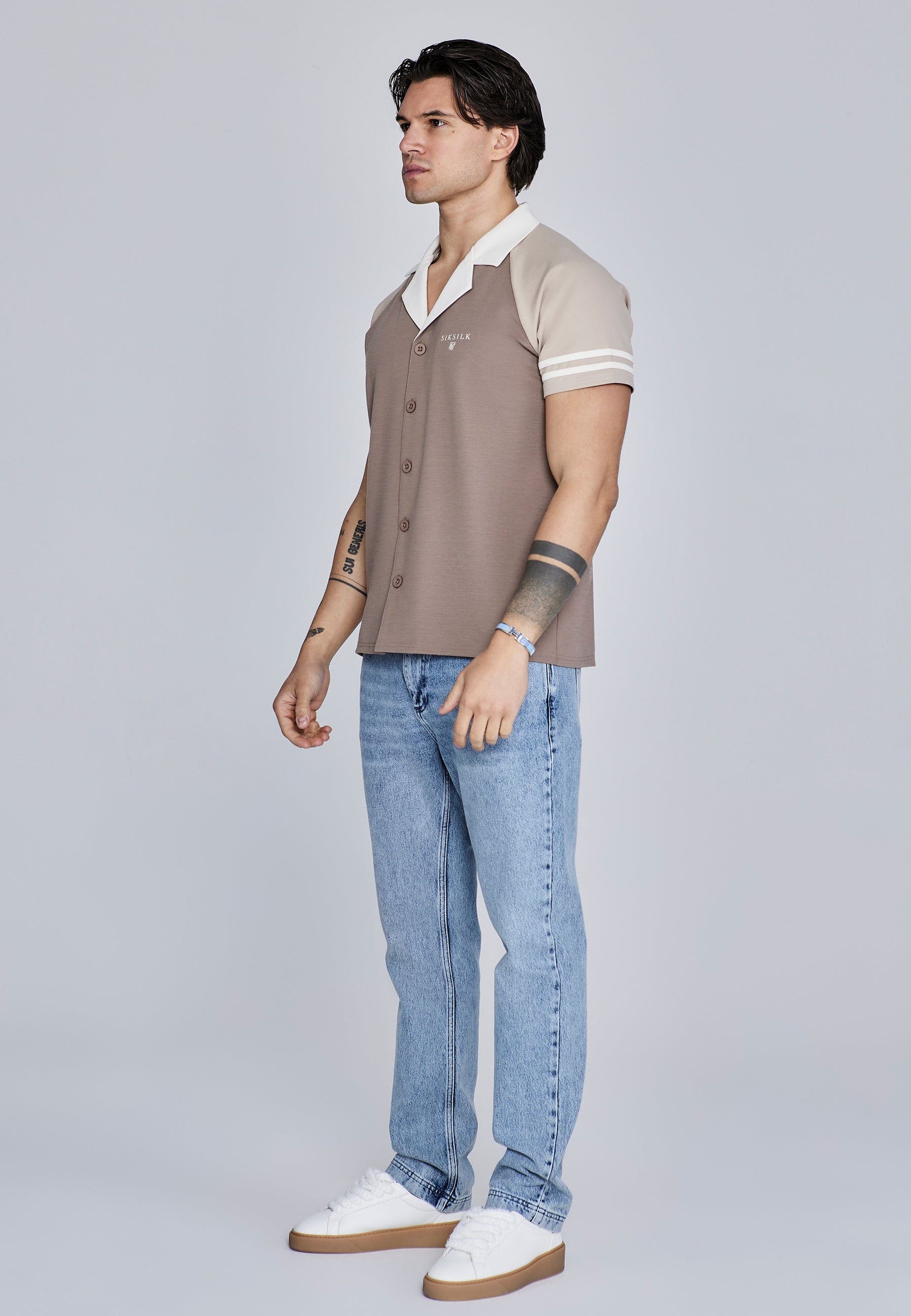 Beige Retro Resort Shirt (3)