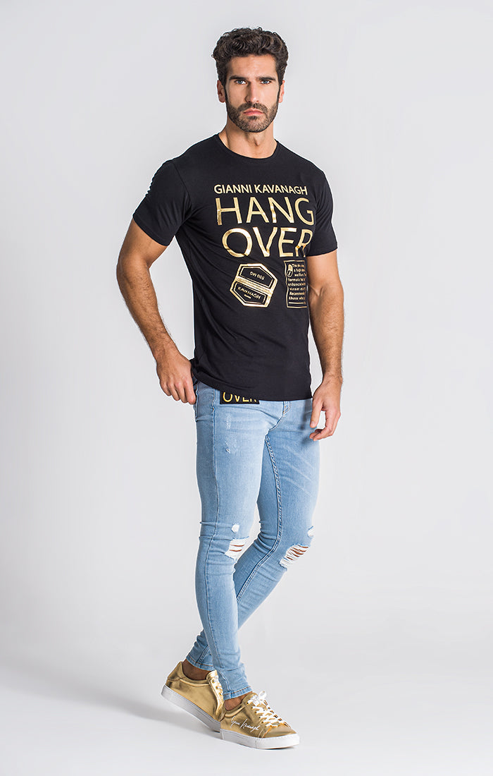 Black Hangover Gold Tee