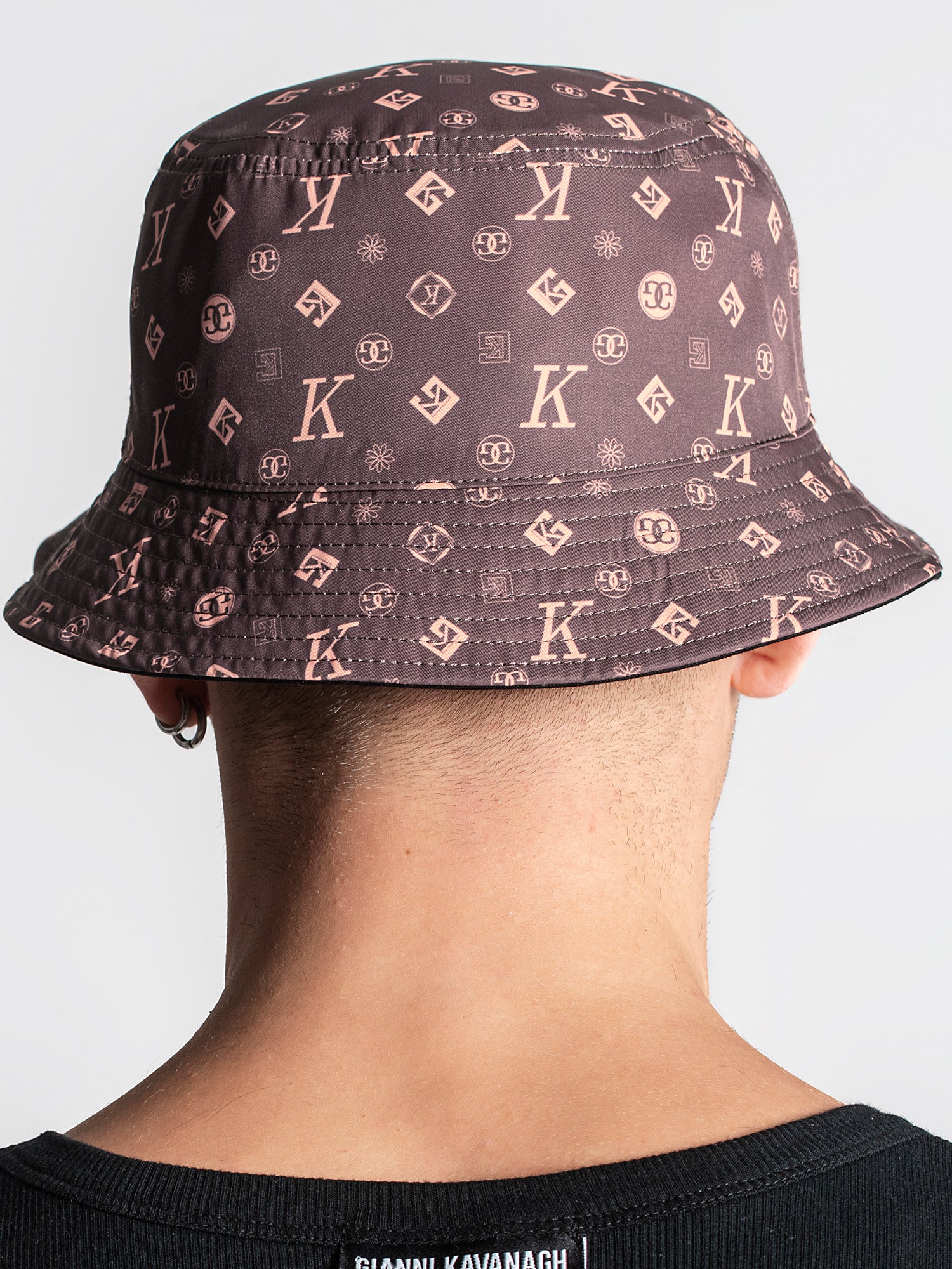 Black K Bucket Hat