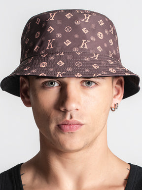 Black K Bucket Hat