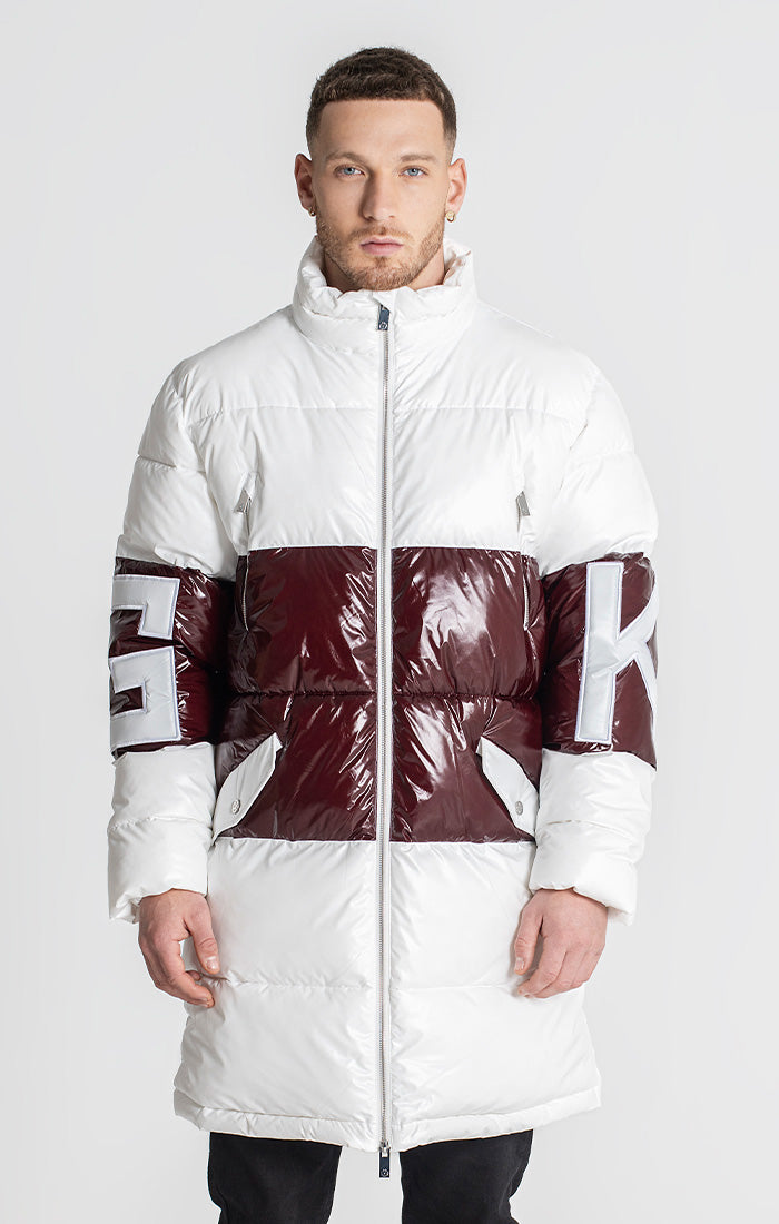 White Captain Puffer Coat