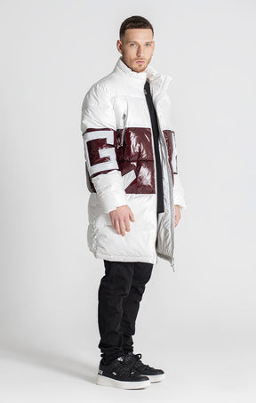 White Captain Puffer Coat