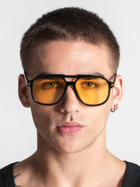 Orange Maverick Sunglasses