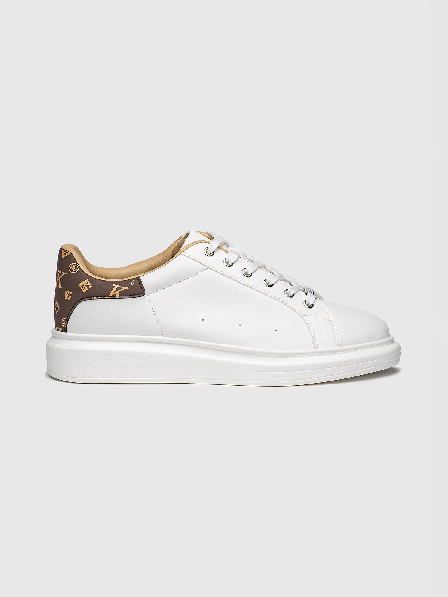 White Logomania Sneakers