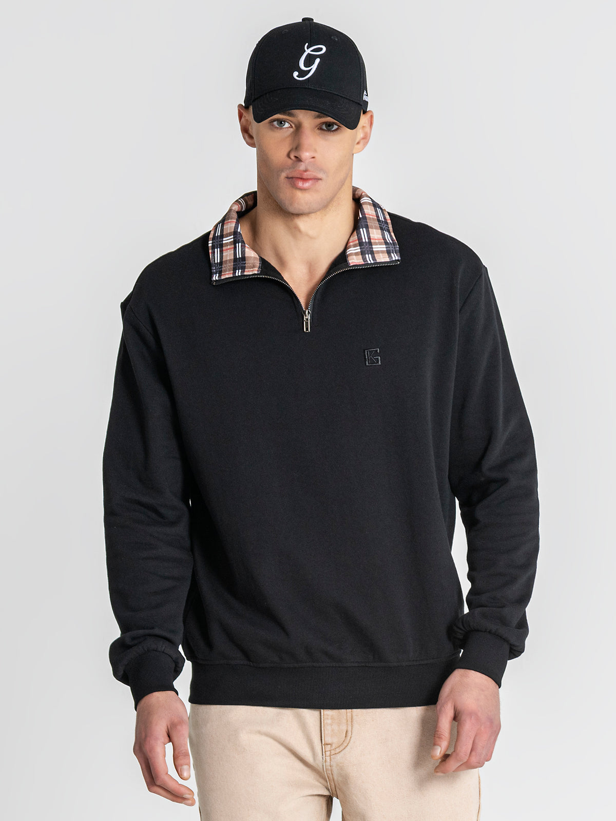 sweats / Black British Zip Sweat