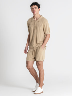 shirts / Camel Label Knit Set