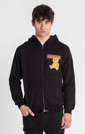 zip jackets / Black Bear Alert Hoodie Jacket