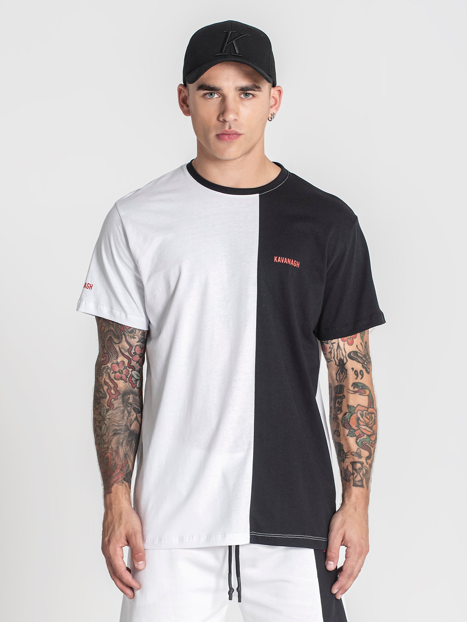 White Block Tee