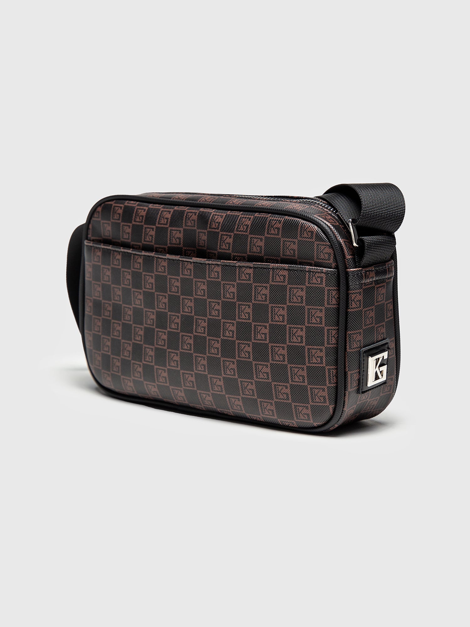 Brown iD Clone Shoulder Bag